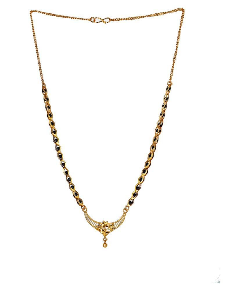Shankhraj Mall Gold Plated Latest & Designer Mangalsutra For Women