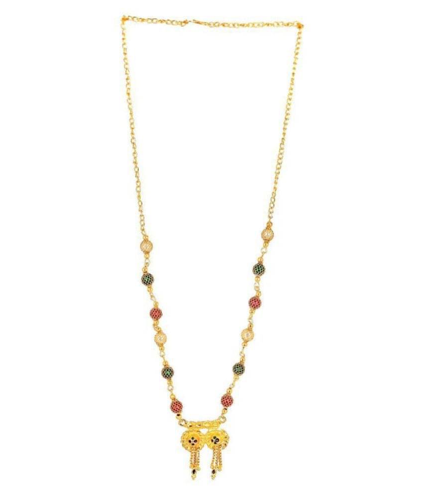     			Shankhraj Mall Gold Plated Letest & Designer Mangalsutra For Women-100276