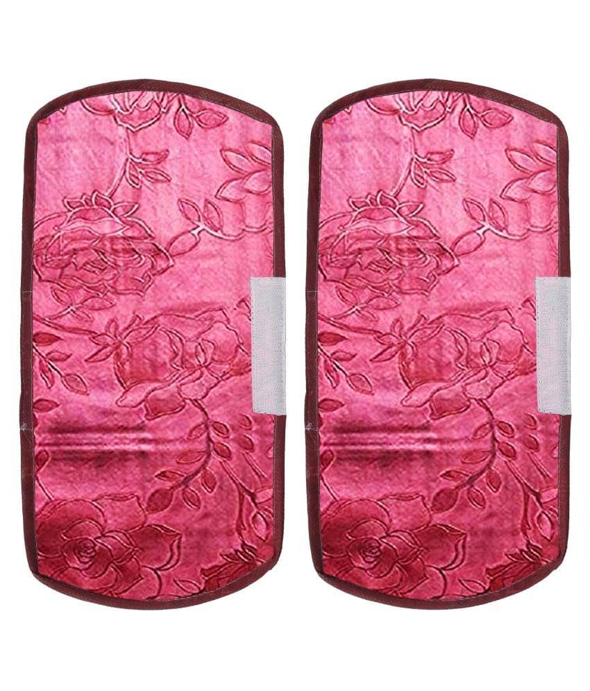E-Retailer Set of 2 PVC Red Fridge Handle Cover E-Retailer Set of 2 PVC Red Fridge Handle Cover