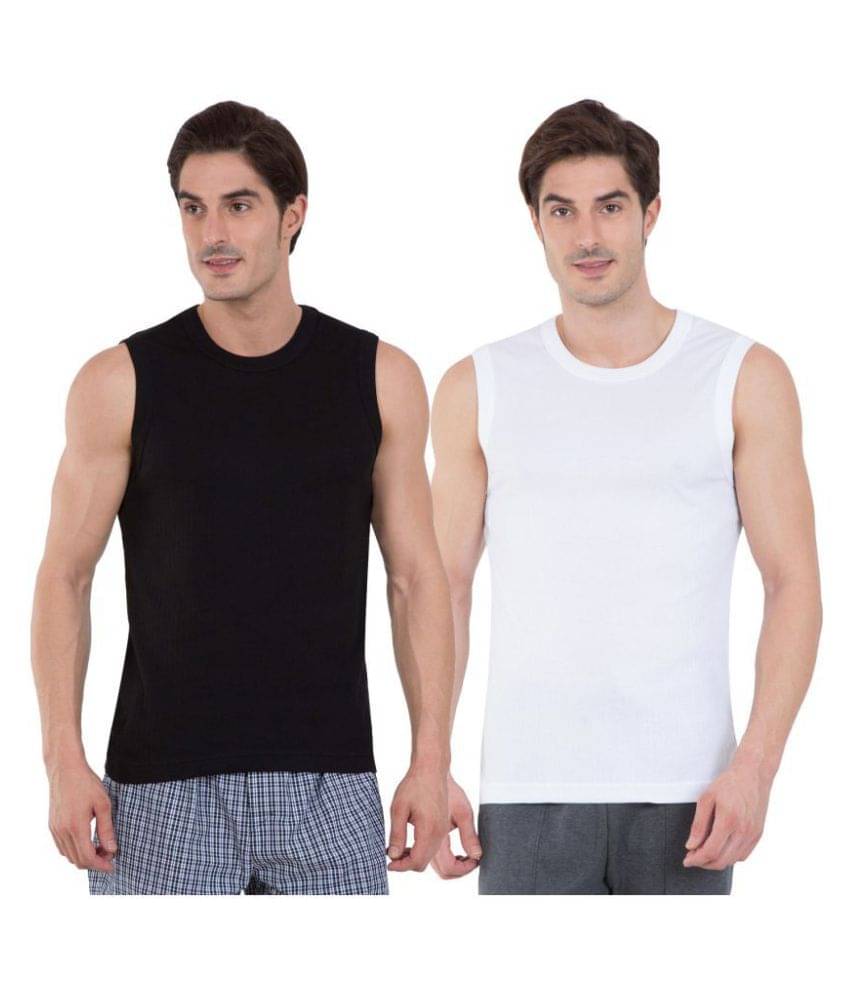     			Jockey Multi Sleeveless Vests Pack of 2