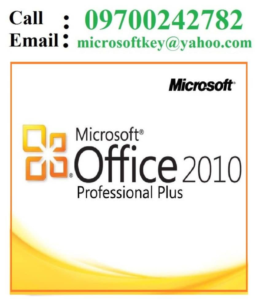 Office 2010 Professional Plus 32/64 Bit Genuine Retail License Key for ...