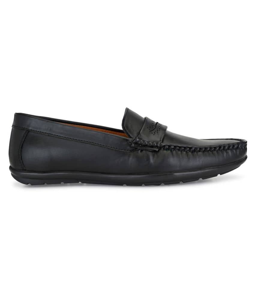 Prolific - Black Men's Slip on loafers - Formal Shoes | Buy online on ZillyBuy