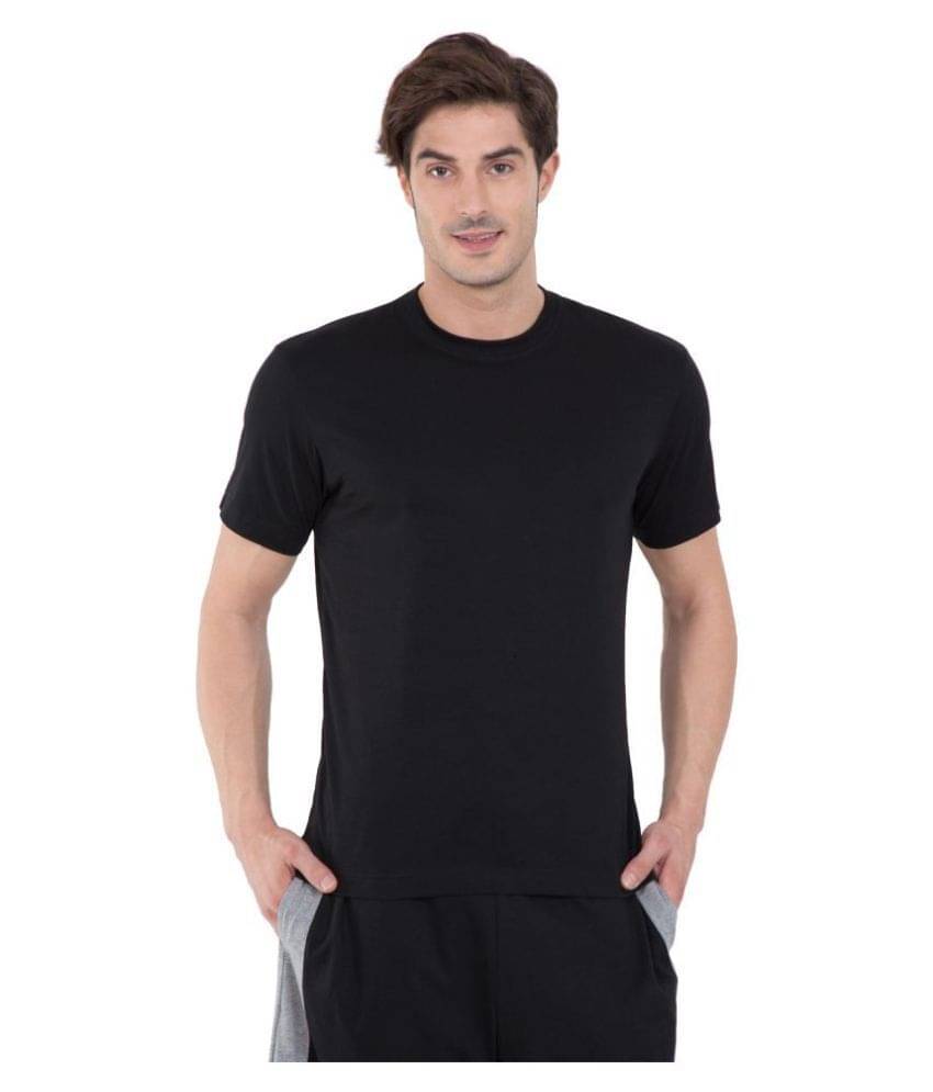Jockey Black T Shirts Single Pack     			Jockey Black T Shirts Single Pack