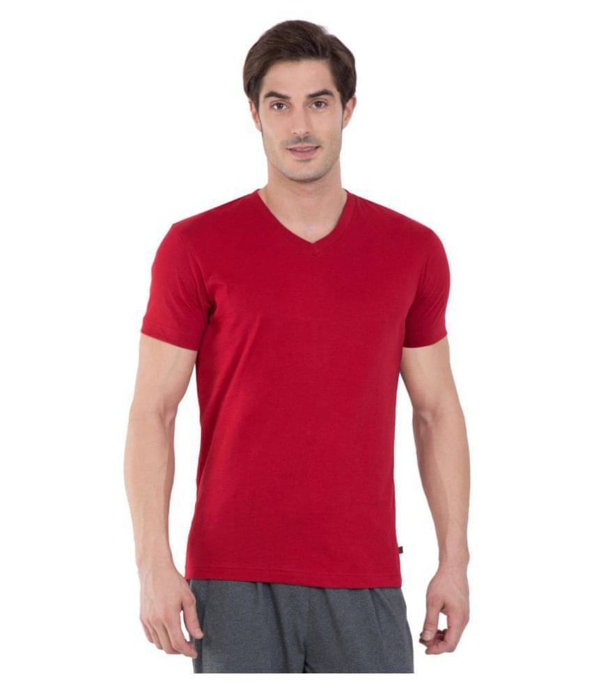     			Jockey Red T Shirts Single Pack