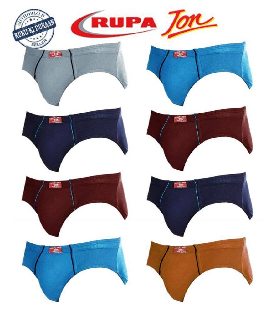    			Rupa Multi Brief Pack of 9