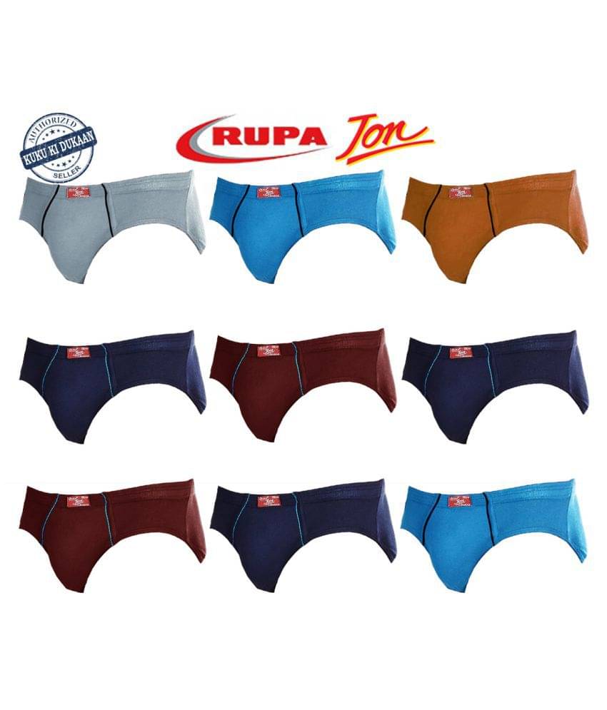 Rupa Multi Brief Pack of 9 Rupa Multi Brief Pack of 9