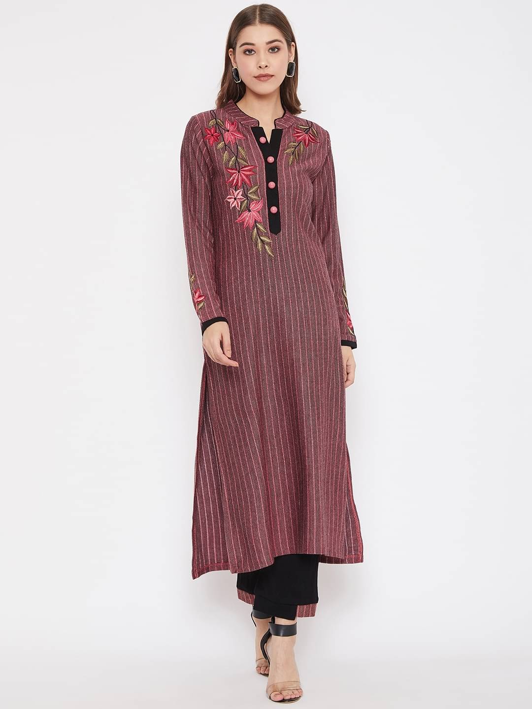 zigo Acrylic Kurti With Palazzo - Stitched Suit zigo Acrylic Kurti With Palazzo - Stitched Suit