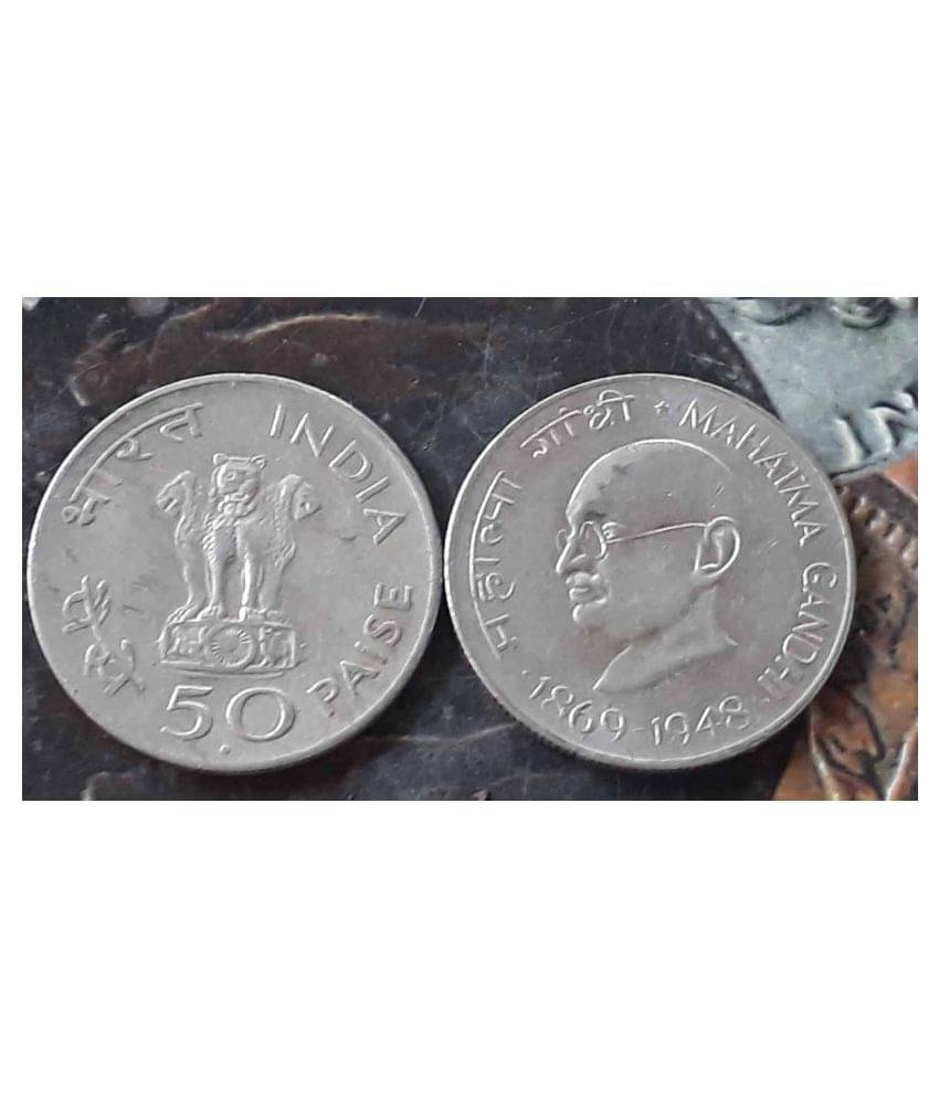     			MANMAI - 1969 Commemorative: Centennial - Birth of Mahatma Gandhi 10 Numismatic Coins