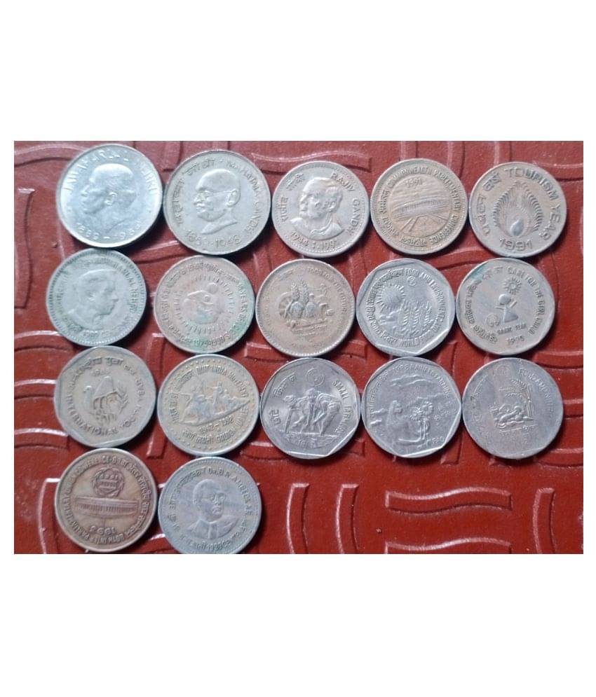     			MANMAI - 17 ALL DIFFERENT COMMEMORATIVE SET 17 Numismatic Coins