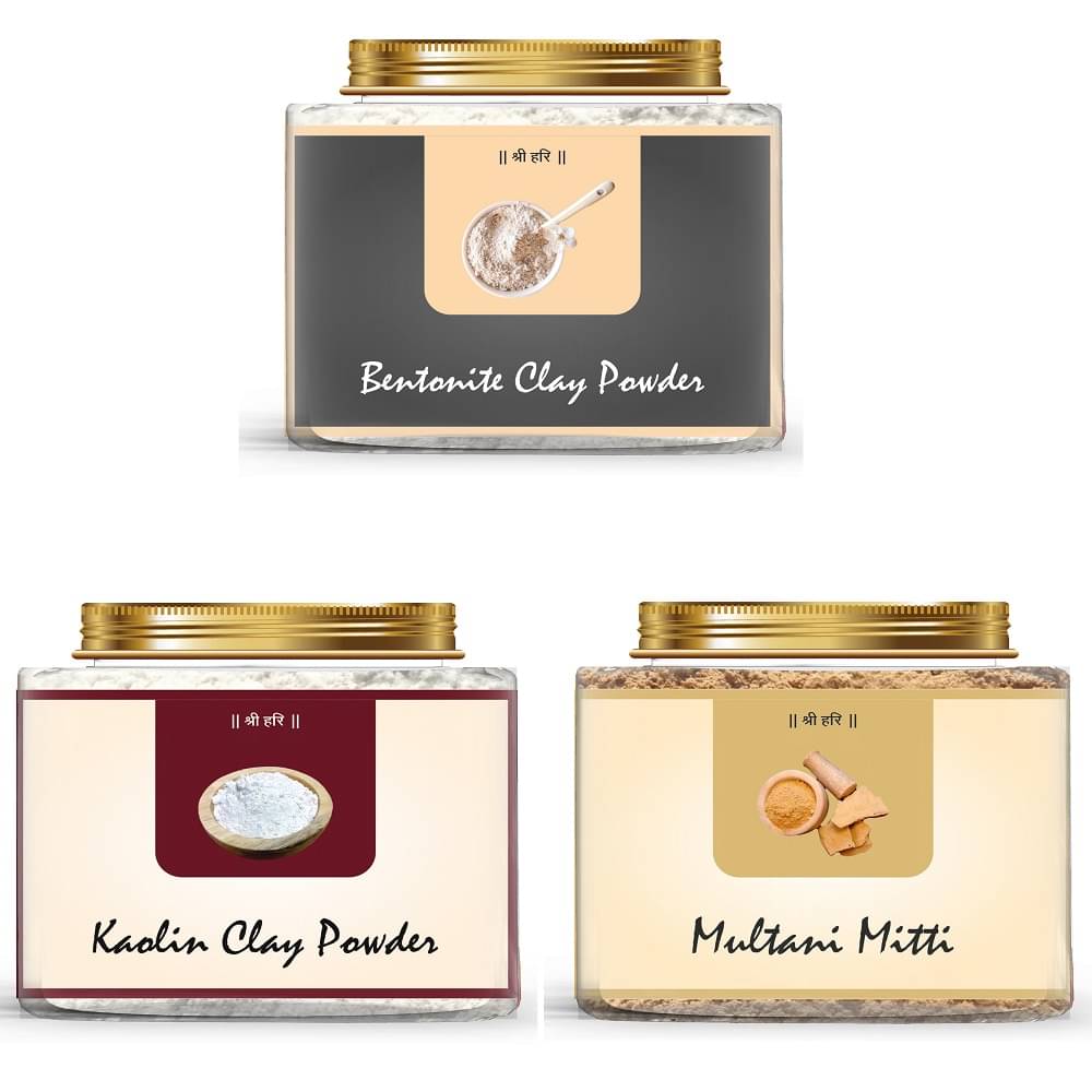 Agri Club Bentonite, Kaolin, Multani Mitti Clay Powder 750 gm (Pack of 3) Agri Club Bentonite, Kaolin, Multani Mitti Clay Powder 750 gm (Pack of 3)
