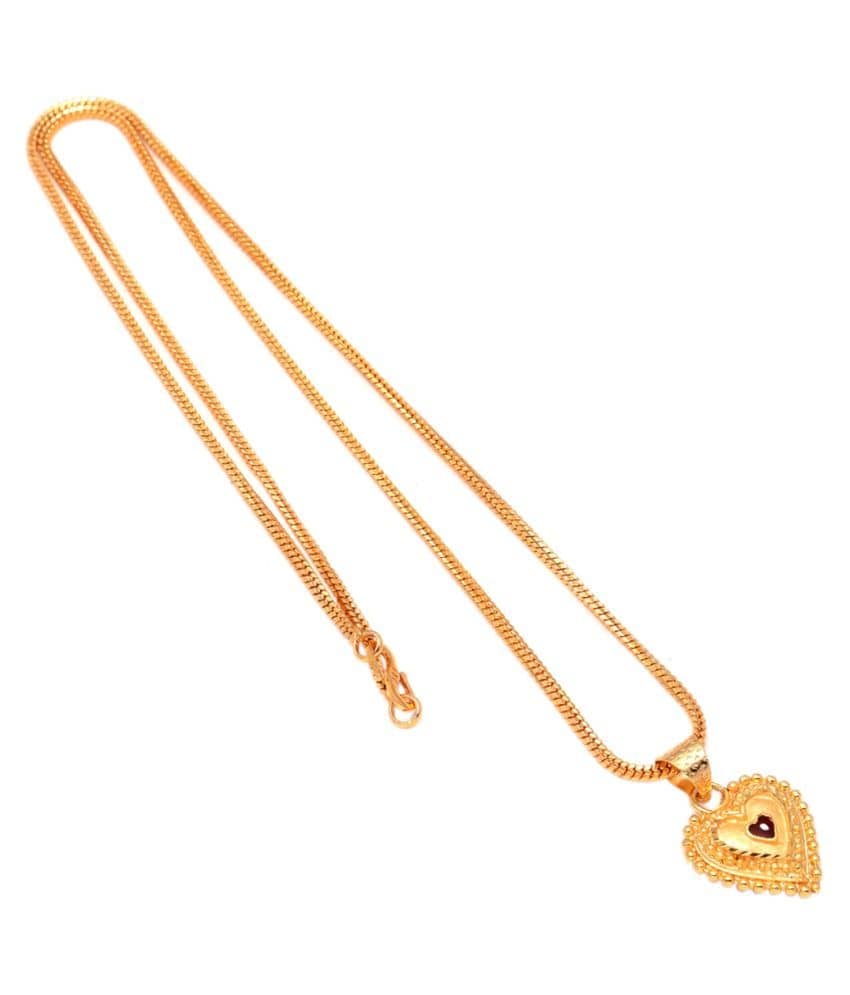Jewar Mandi - Golden Pendant ( Pack of 1 )
