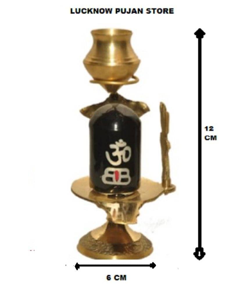     			Lucknow Pujan Store Shivaji Brass Idol