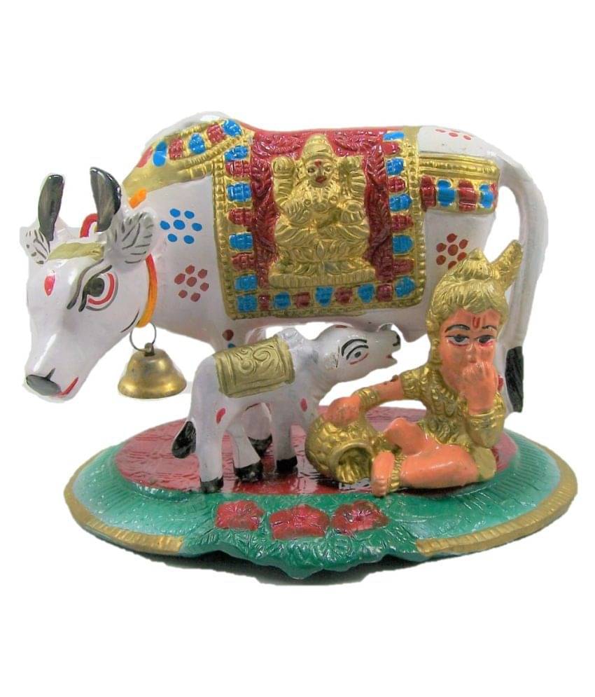     			Neo Classic Cow and Calf Aluminium Idol