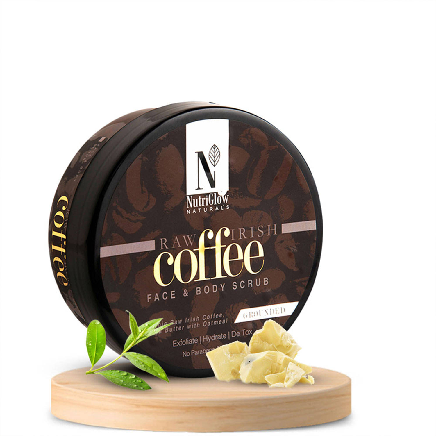 Nutriglow Raw Iris Coffee Face & Body Scrub For All Skin Type, 200gm Nutriglow Raw Iris Coffee Face & Body Scrub For All Skin Type, 200gm