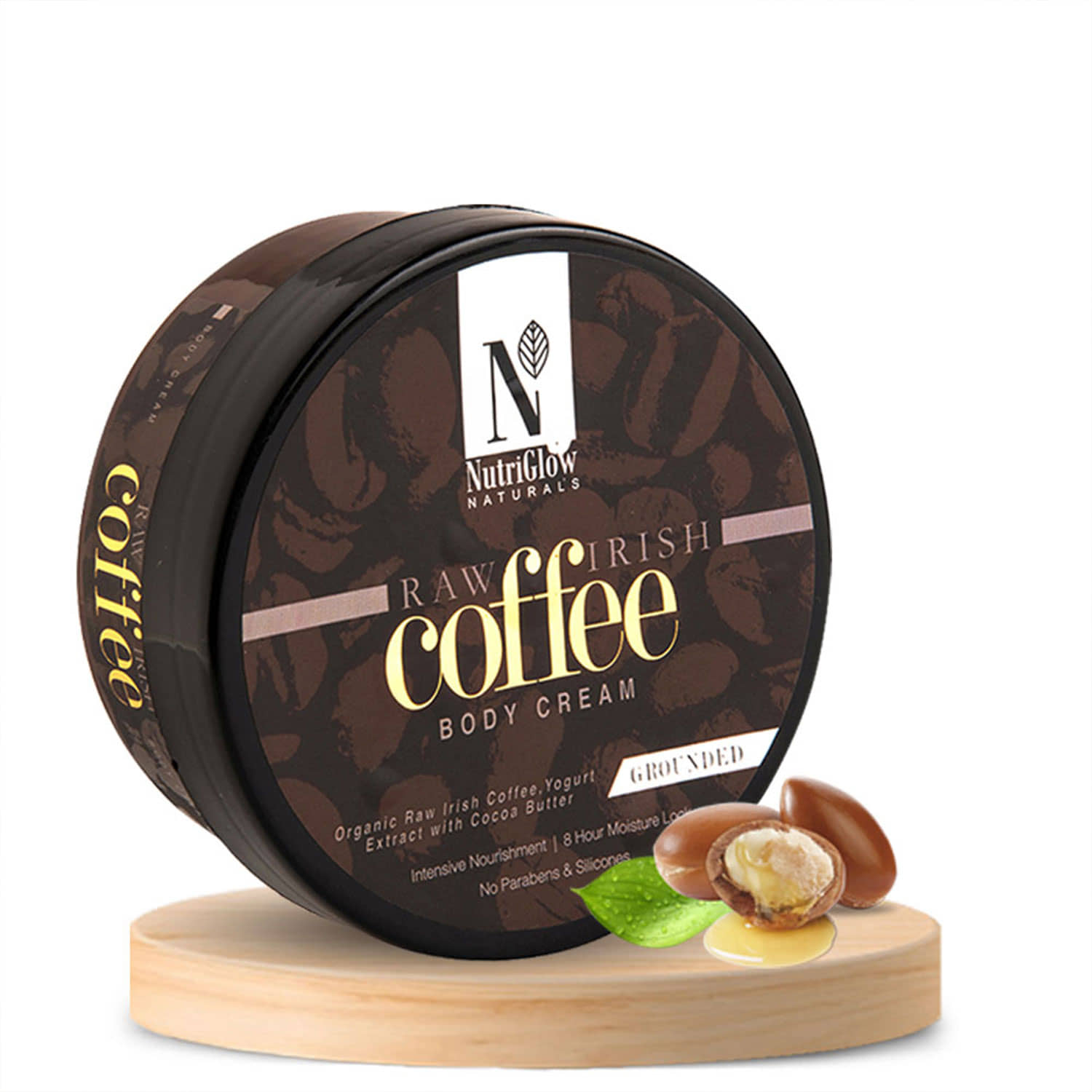 Nutriglow NATURAL'S Raw Irish Coffee Body Cream Day Cream 200 gm