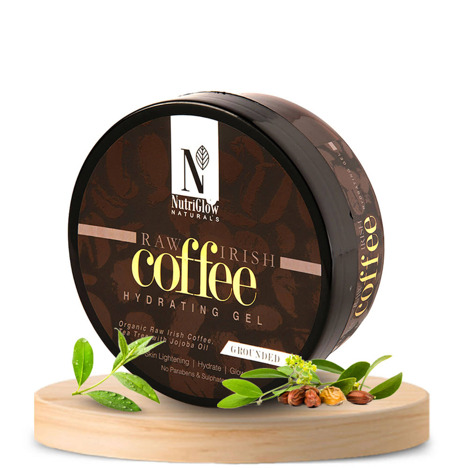 Nutriglow NATURAL'S Raw Irish Coffee Hydrating Gel Moisturizer 200 gm