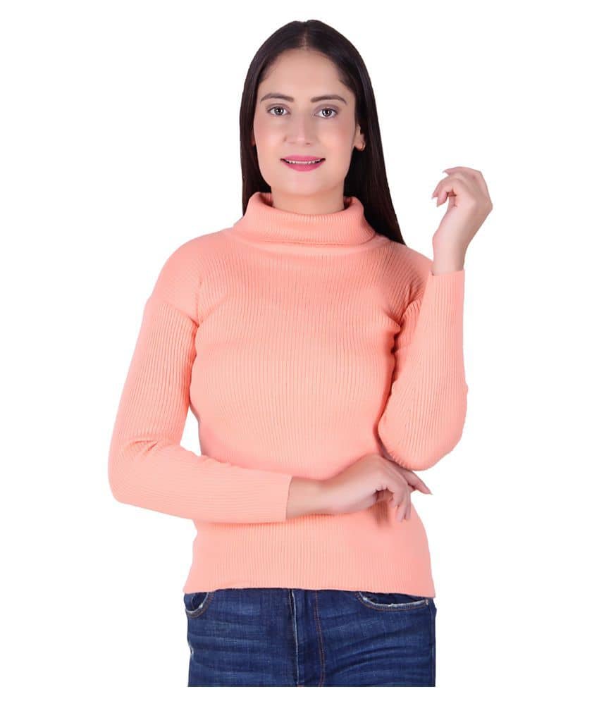 Ogarti Woollen Peach Pullovers