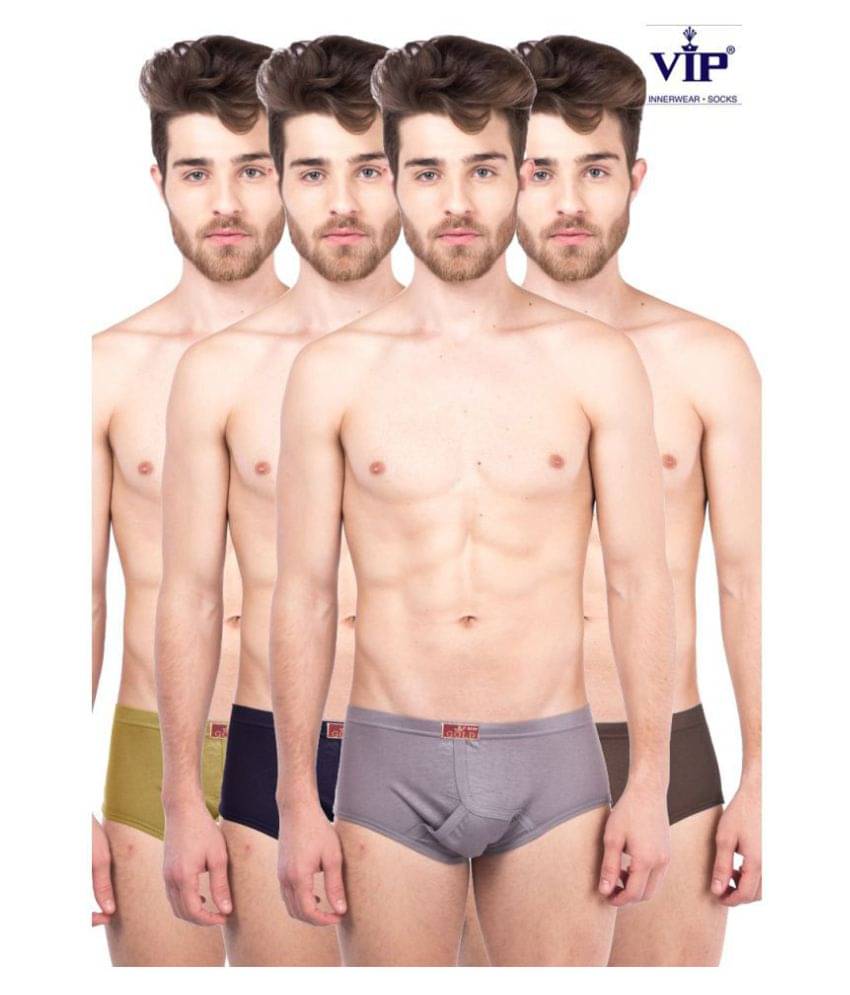     			VIP Multi Brief Pack of 4