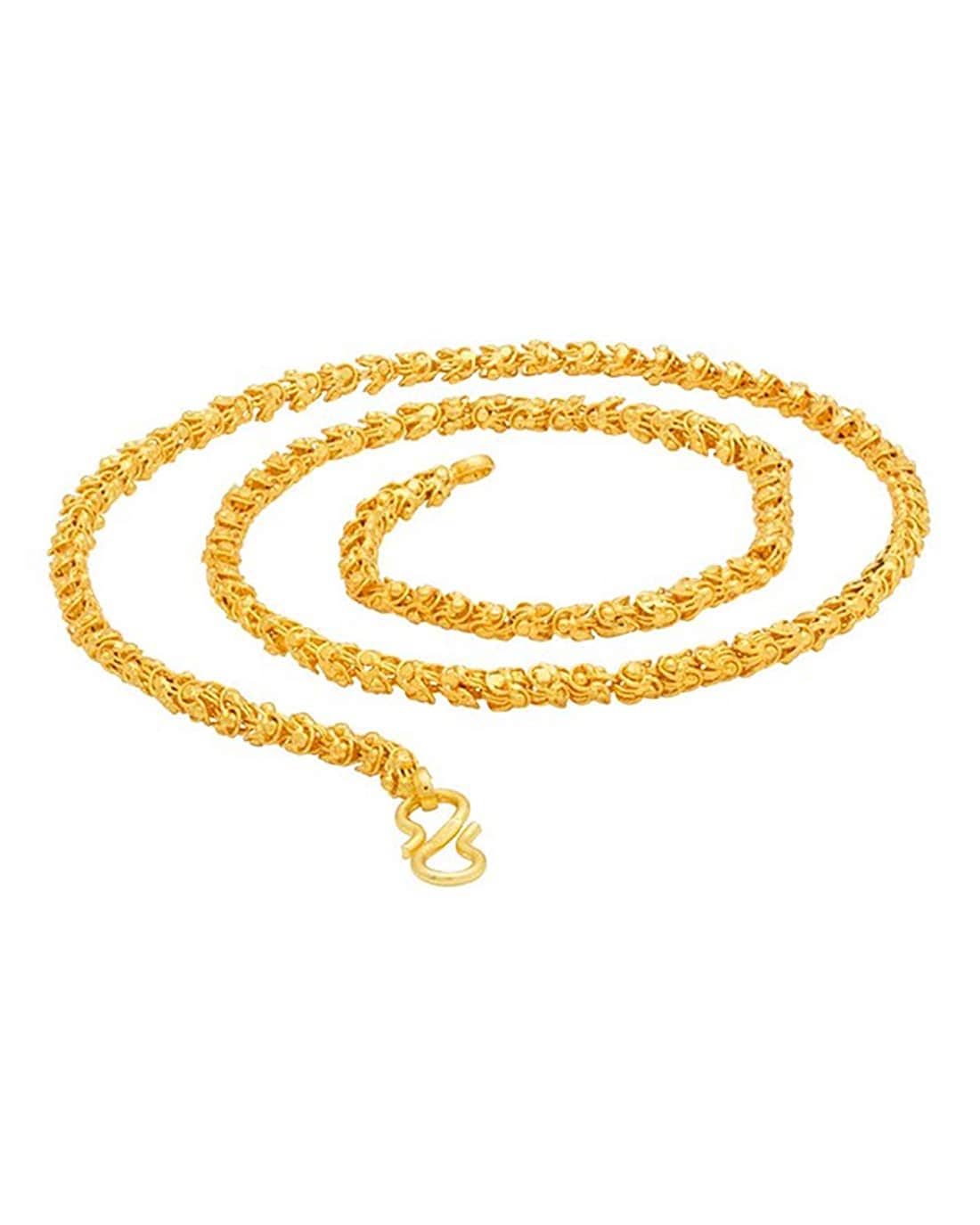 H M PRODUCT Gold Plated Chain ( Set of 1 )