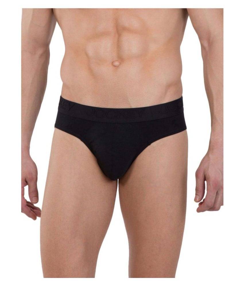     			Jockey Black Brief Single