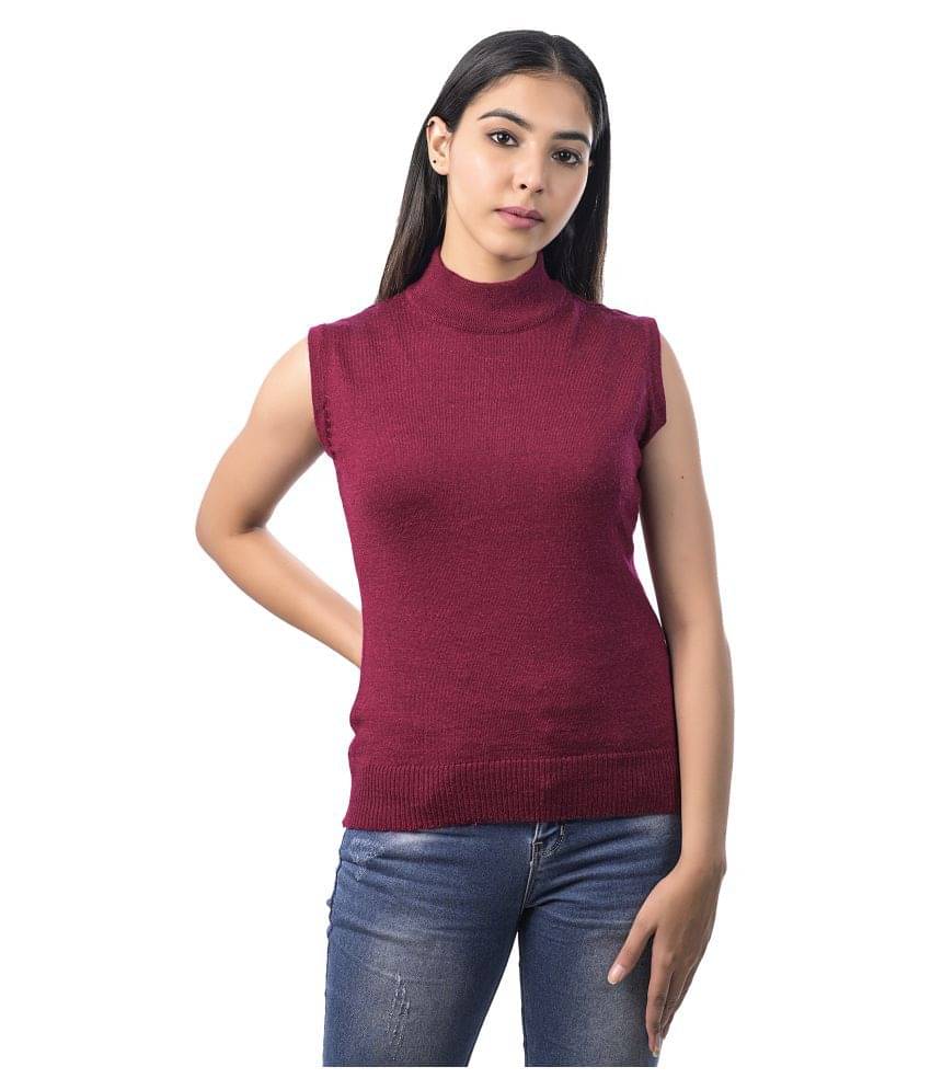     			Ogarti Acrylic Purple Buttoned Cardigans