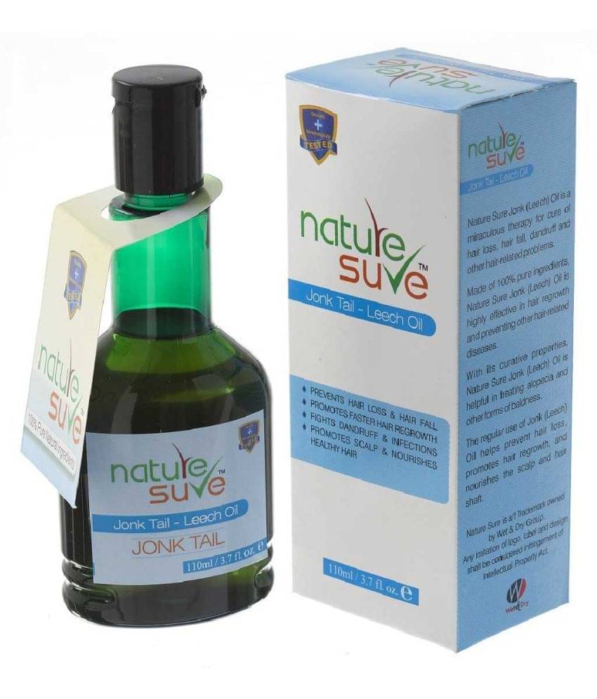 Nature Sure Jonk Tail (Leech Oil) for Hair Problems in Men & Women - 1 Pack (110ml) Nature Sure Jonk Tail (Leech Oil) for Hair Problems in Men & Women - 1 Pack (110ml)