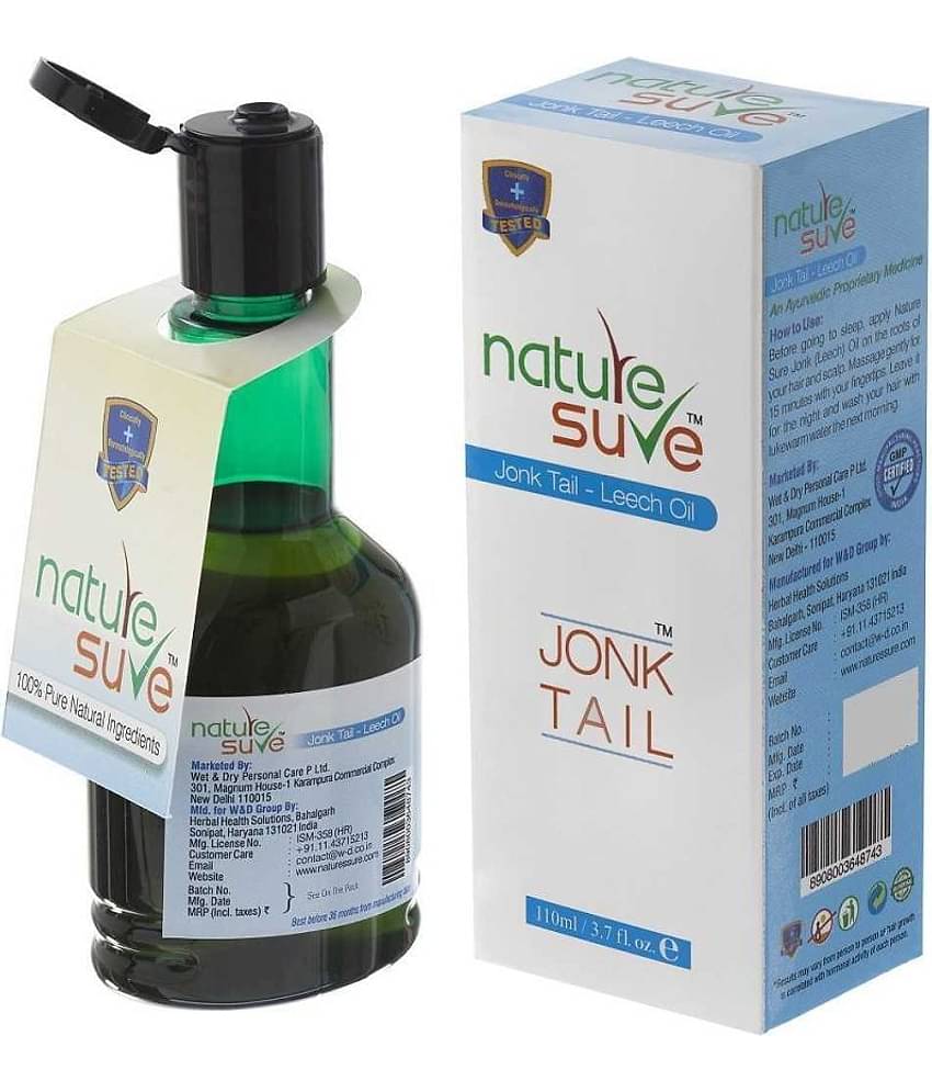 Nature Sure Jonk Tail (Leech Oil) for Hair Problems in Men & Women - 1 Pack (110ml)