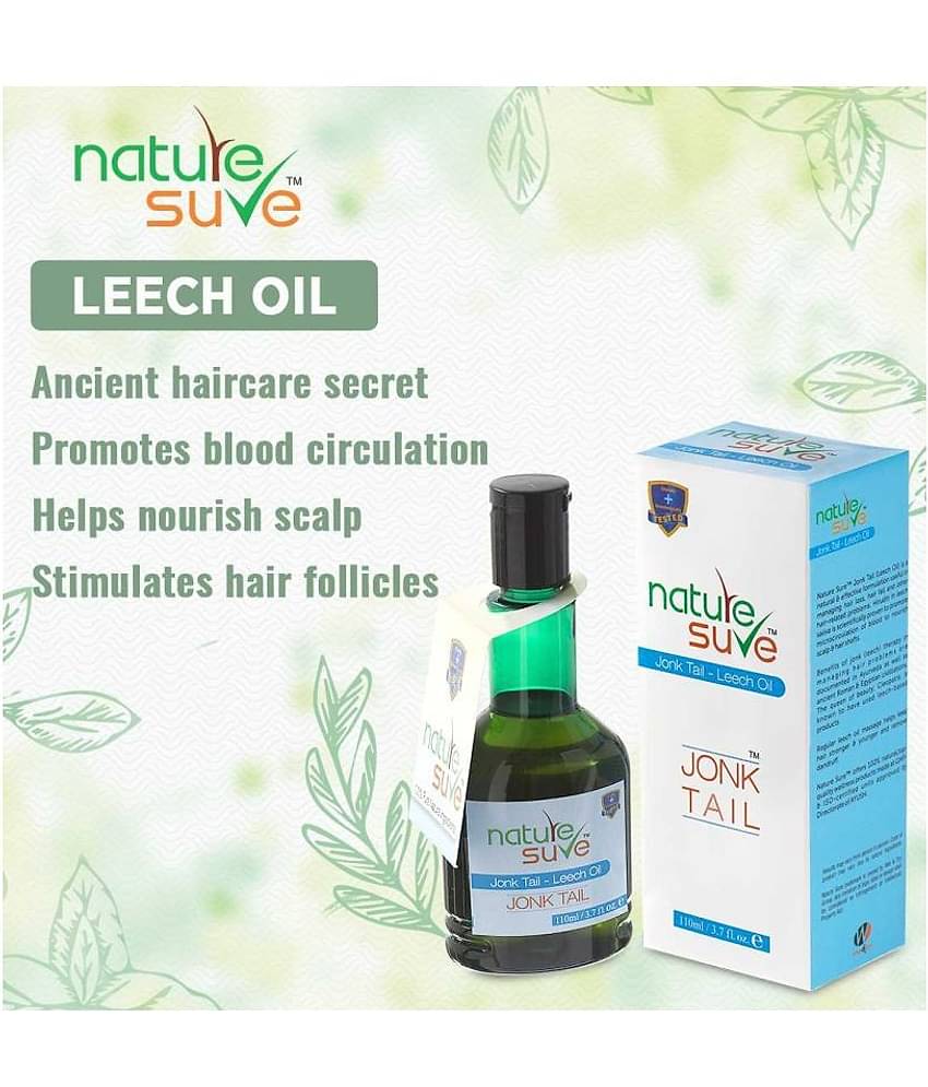 Nature Sure Jonk Tail (Leech Oil) for Hair Problems in Men & Women - 1 Pack (110ml)
