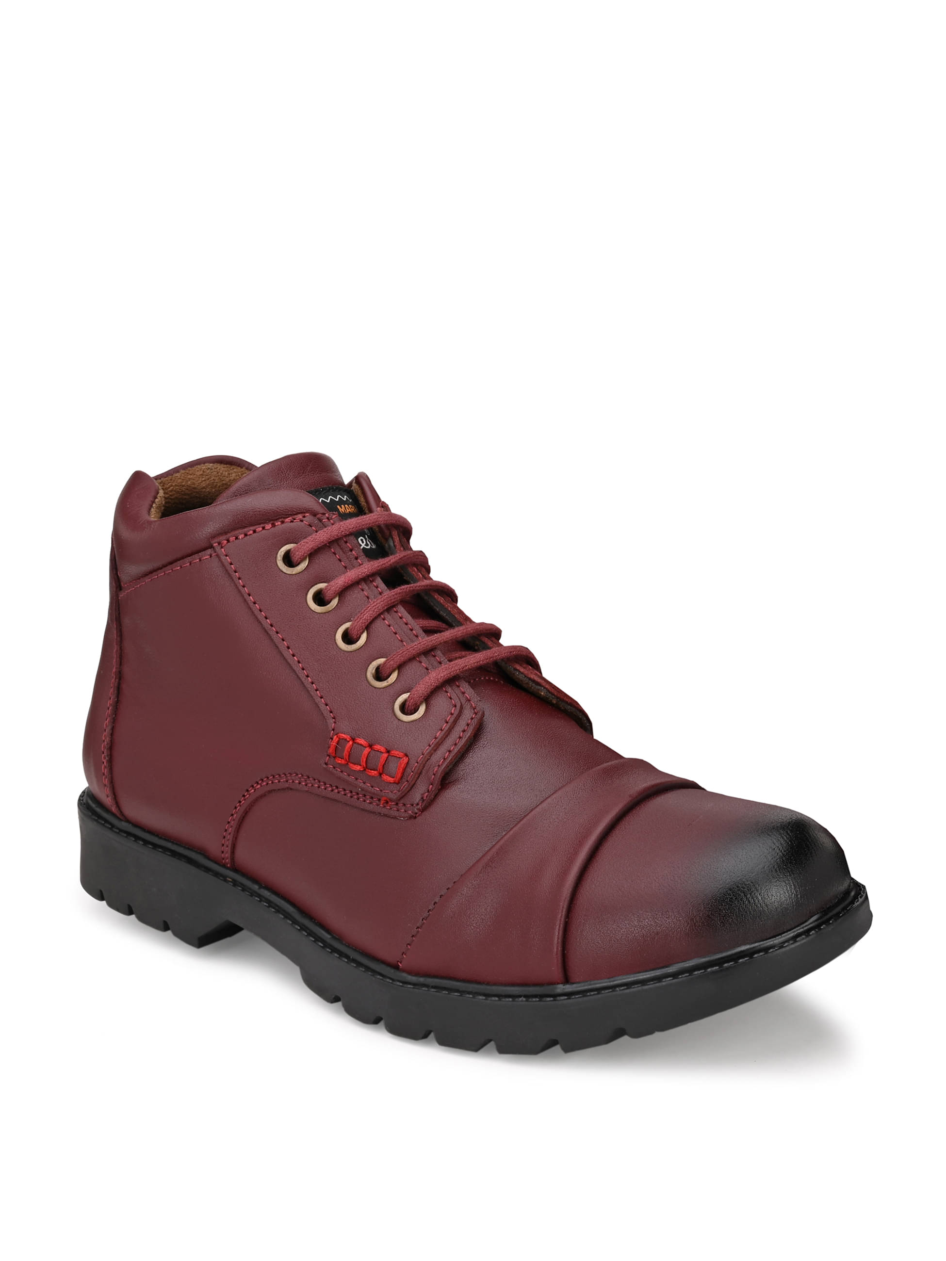 SHENCES Brown Casual Boot SHENCES Brown Casual Boot