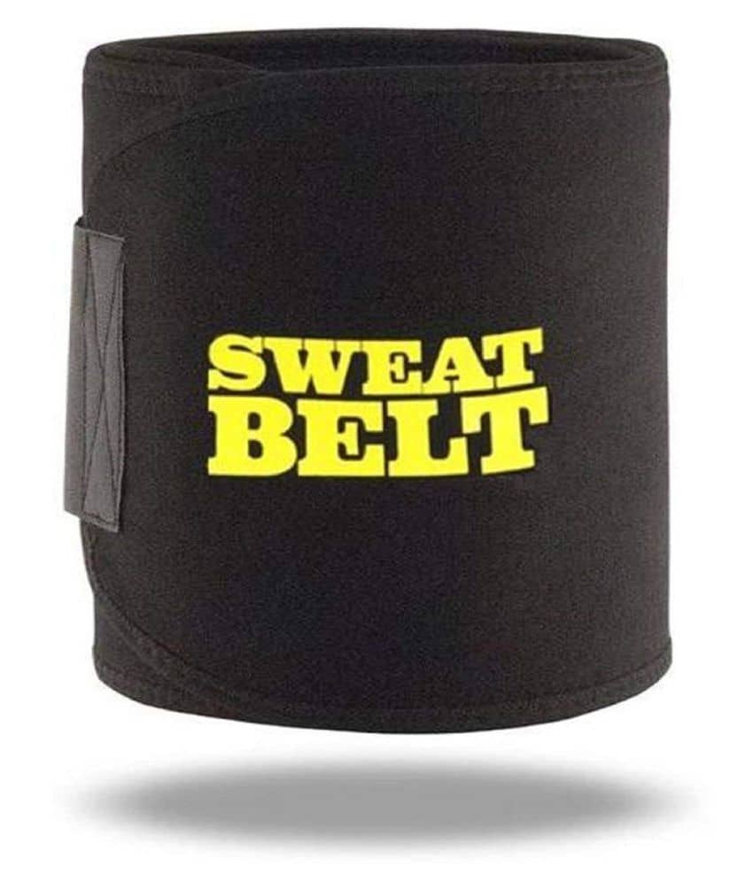 Sweat Slim Belt Free Size for Man and Women Fat Burning Sauna Waist Trainer - Promotes Healthy Sweat, Weight Loss, Lower Back Posture(Free Size)(Both Man and Women) - Sports and Fitness Equipment | Buy online on ZillyBuy