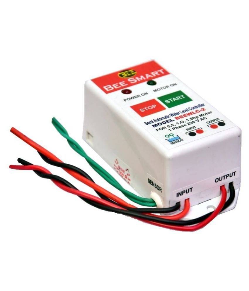     			Bee Smart semi automatic water level controller Manual on auto of use 30 A Relay model BEEWLC-2