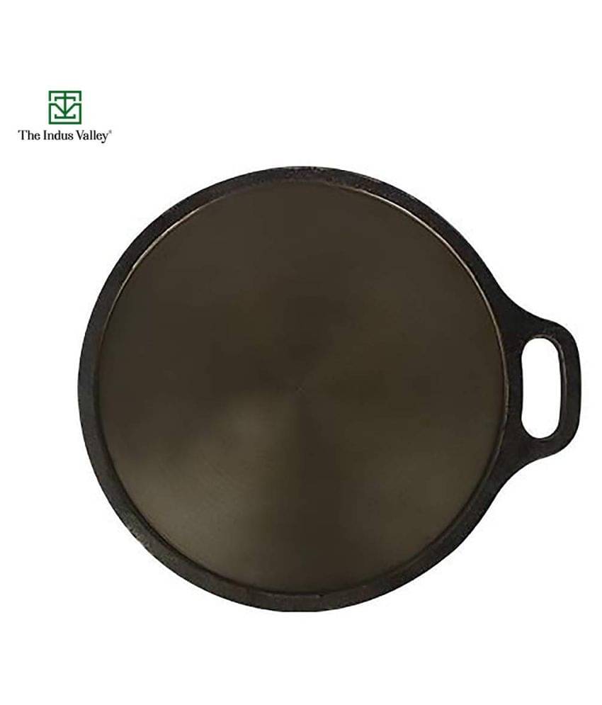     			The Indus Valley Super Smooth Cast Iron Tawa 12 inch
