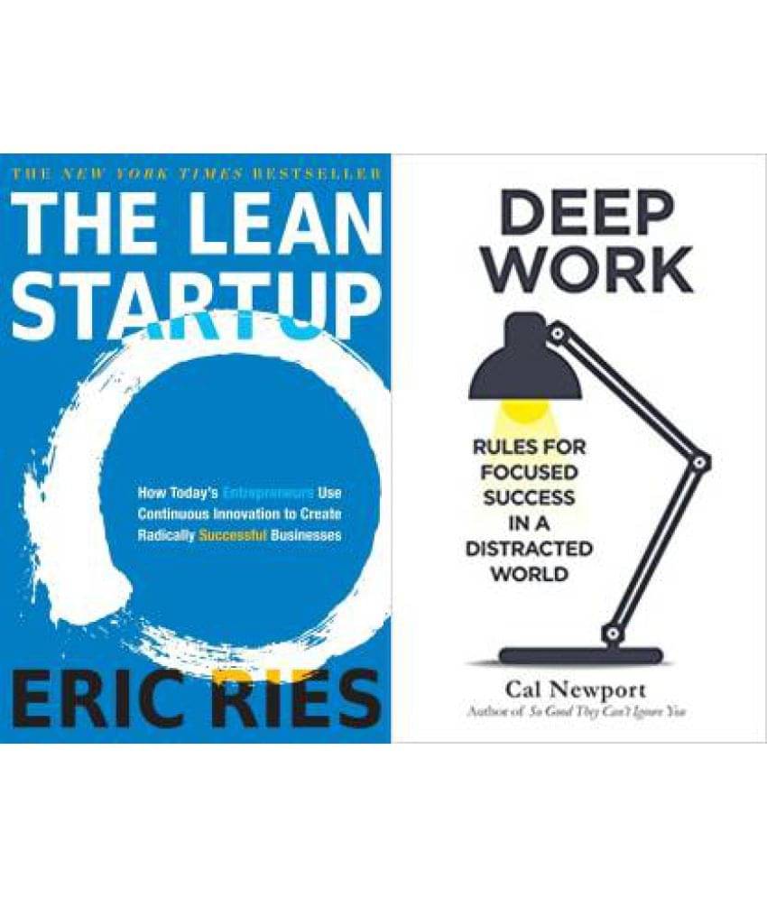 The Lean Startup + Deep Work (Paperback, ERIC RIES, CAL NETPORT) The Lean Startup + Deep Work (Paperback, ERIC RIES, CAL NETPORT)