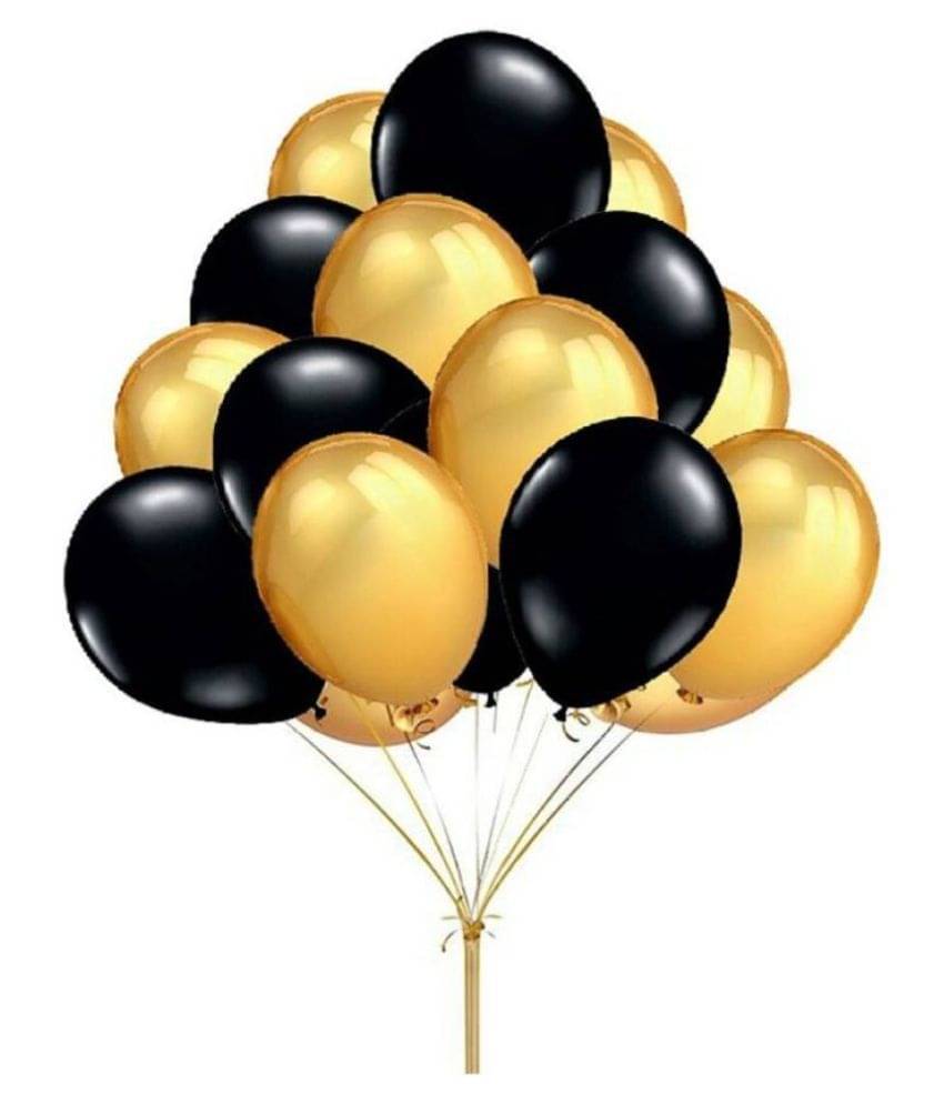     			Americ Style Metallic Gold & Black (Pack of 50)