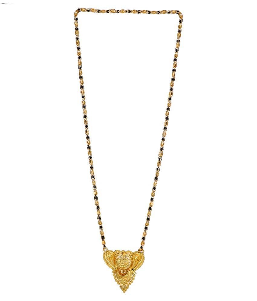 Shankhraj Mall Gold Plated Letest & Designer Mangalsutra For Women-100256