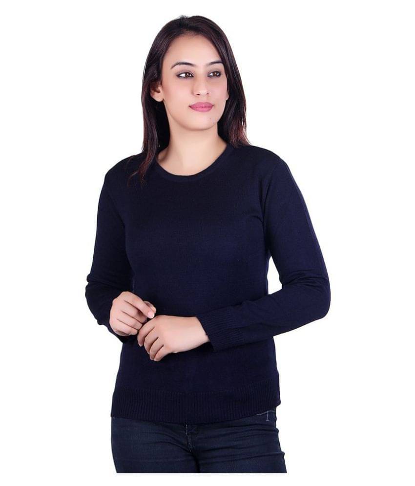 Ogarti Acrylic Navy Pullovers Ogarti Acrylic Navy Pullovers