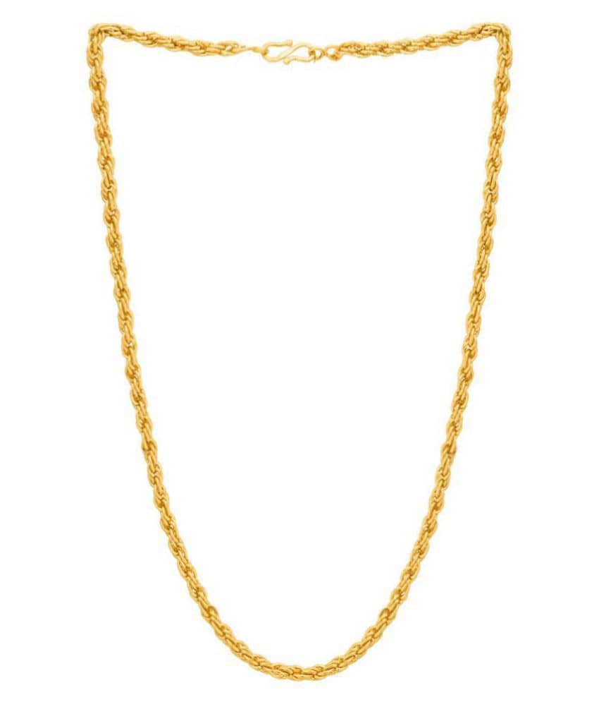 shankhraj mall Gold Plated Chain ( Set of 1 )