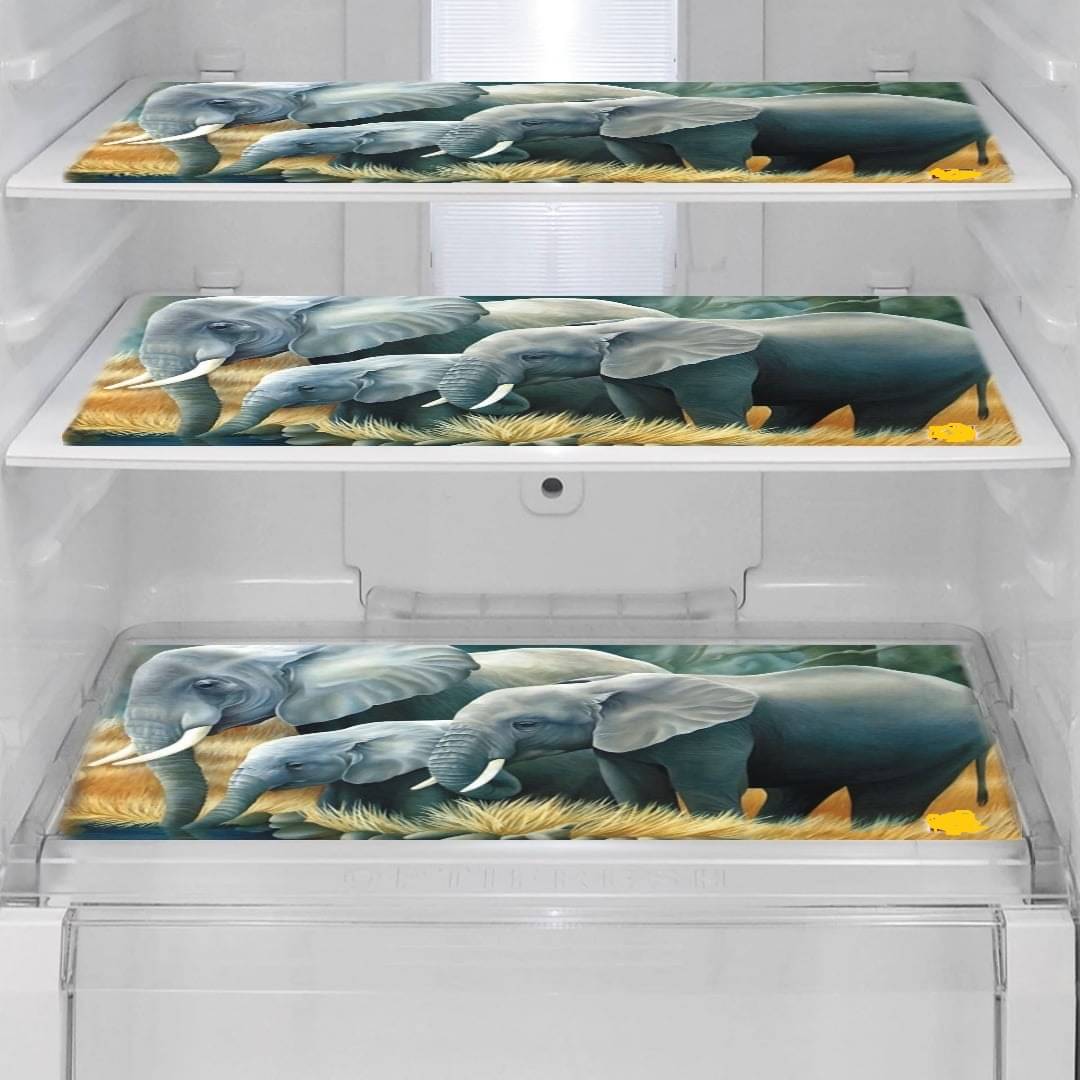 Revexo Set of 3 PVC Multi Fridge Mats Revexo Set of 3 PVC Multi Fridge Mats