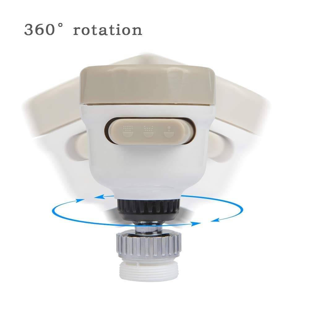     			Maximize 360 Degree Rotating ABS Silicone and Stainless Steel Sprinkler Faucet