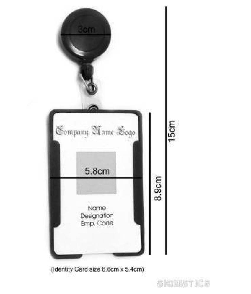 Plastic ID Badge Holder, ID Badge Reel Plastic ID Badge Holder, ID Badge Reel
