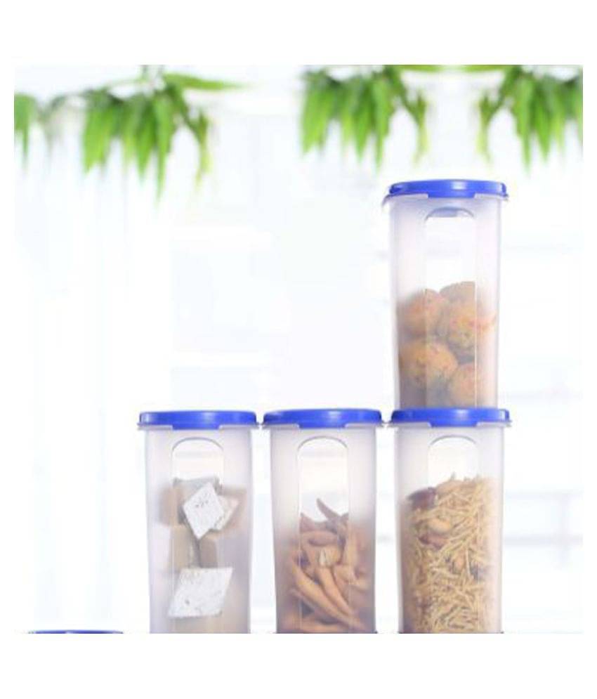 Analog kitchenware Grocery,Dal,Pasta Polyproplene Food Container Set of 4 1000 mL Analog kitchenware Grocery,Dal,Pasta Polyproplene Food Container Set of 4 1000 mL