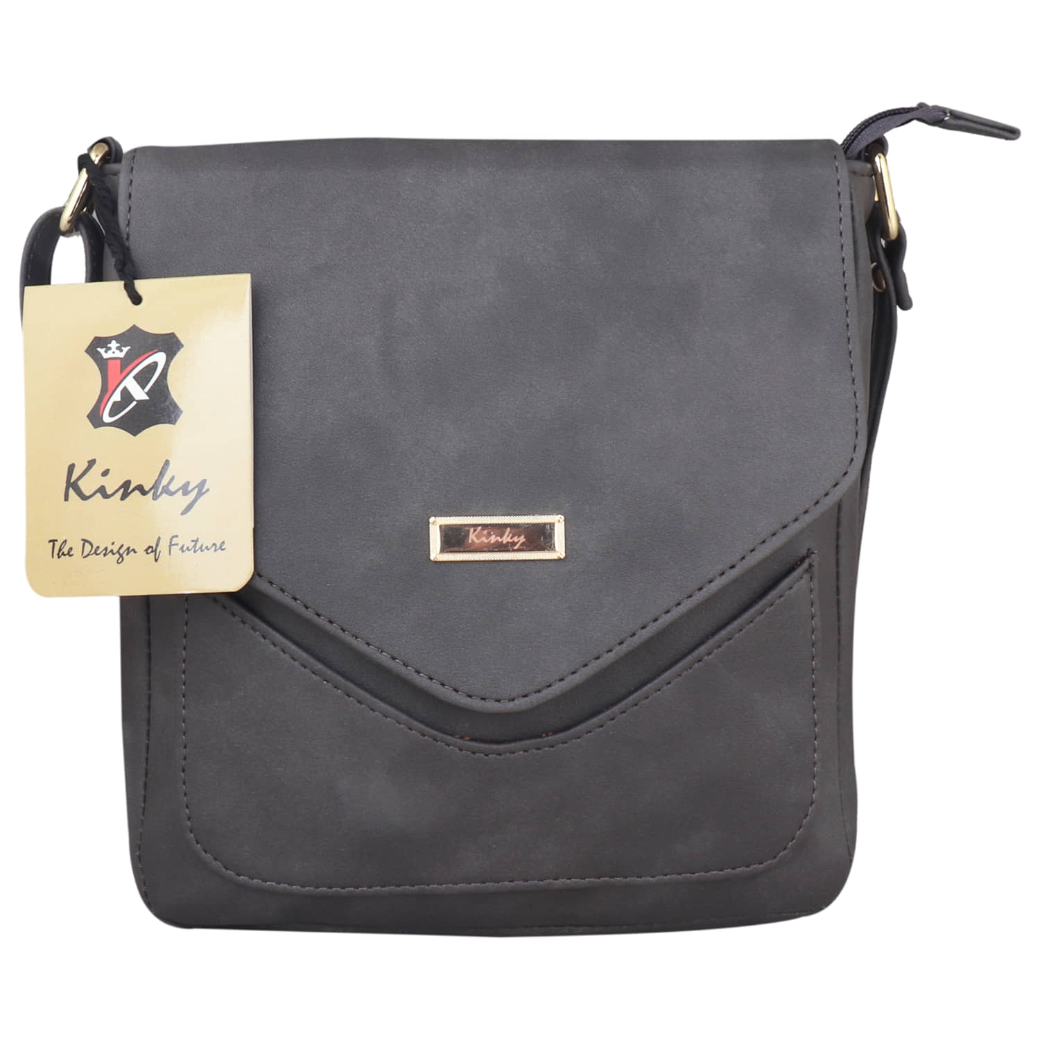 KINKY Brown P.U. Sling Bag - Handbags | Buy online on ZillyBuy