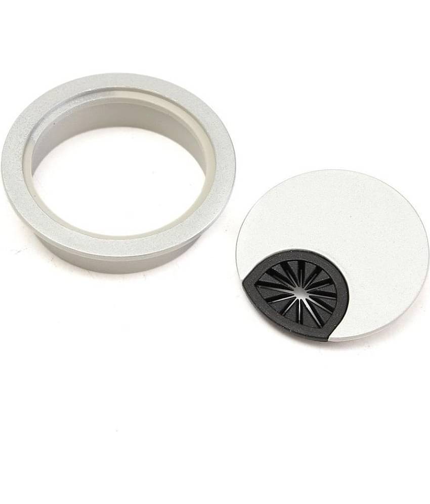 1Pcs 50mm ABS Plastic Desk Wire Hole Cover Base Computer Grommet Table Cable Outlet Port Surface Line Box Furniture Hardware