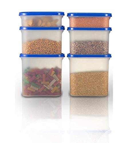     			Analog kitchenware Grocery Dal, Pulse Polyproplene Food Container Set of 6 3000 mL