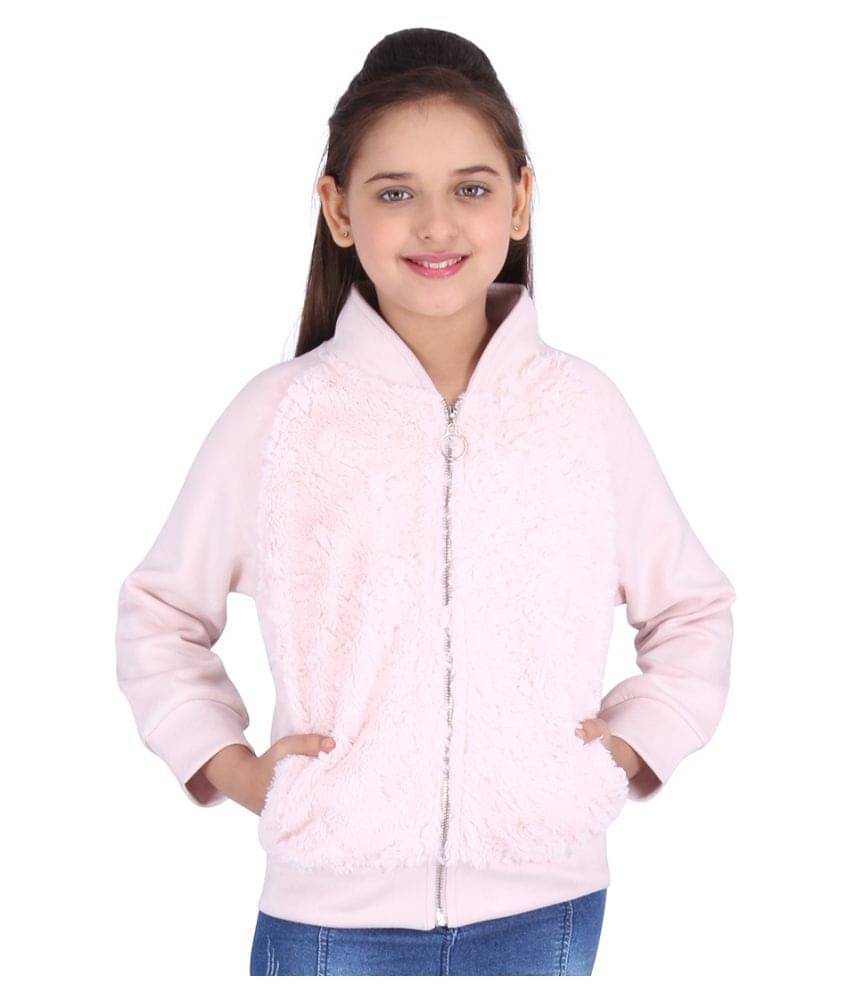     			Cutecumber Girls Polyester Light Weight Jacket For ( Pack of 1 , Pink )