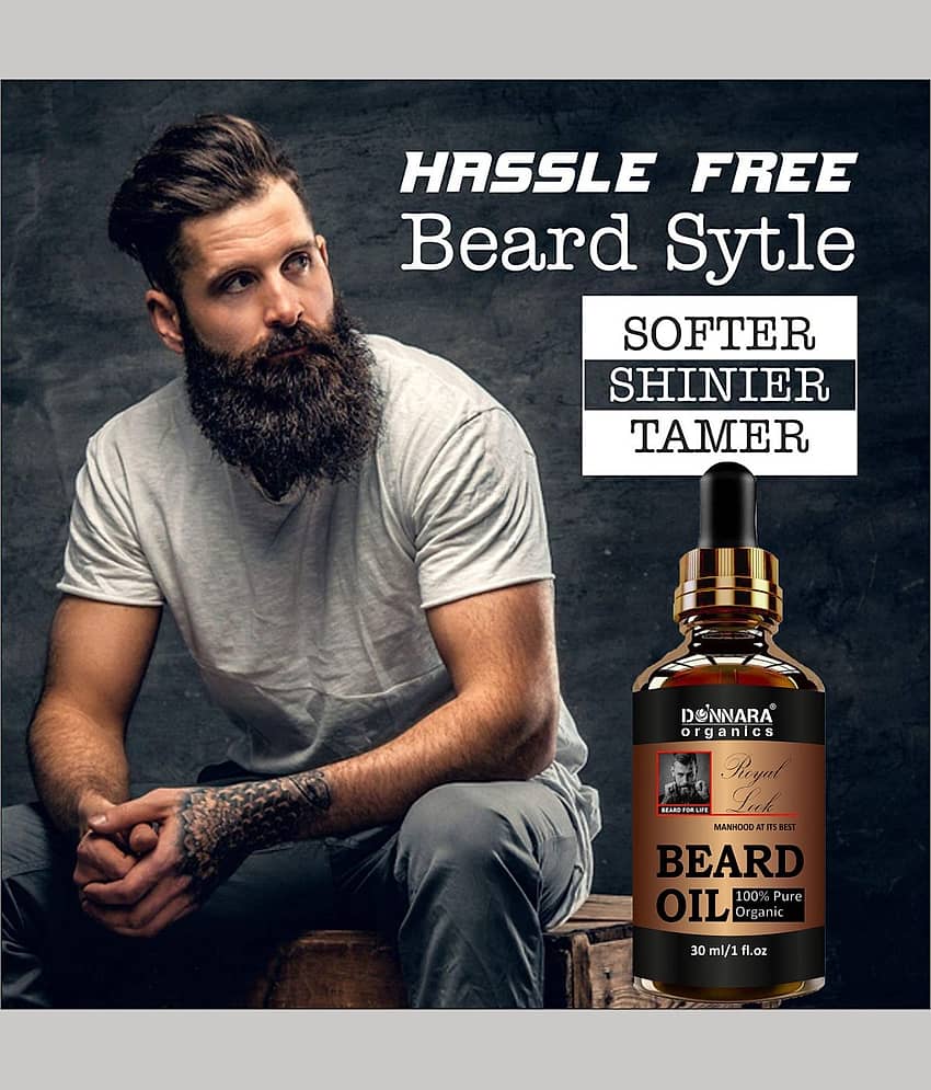 Donnara Organics - 30mL Shine Increasing Beard Oil (Pack of 1) - Beard Care and Tools | Buy online on ZillyBuy