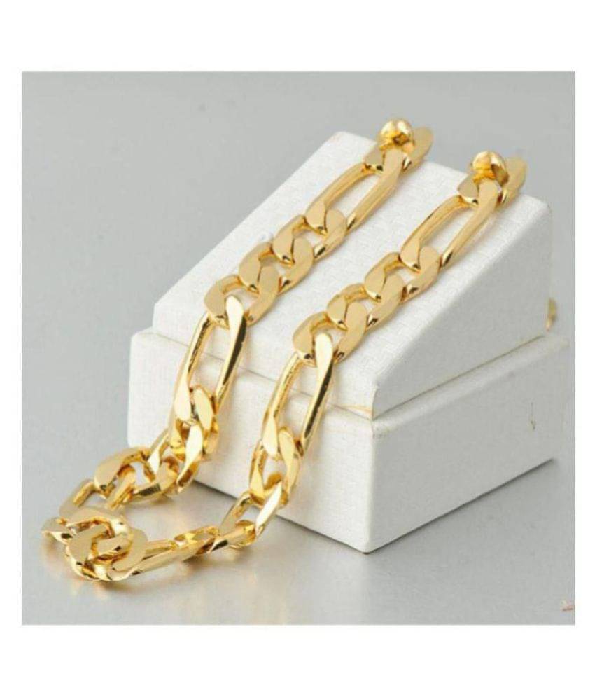     			KMR Gold Plated Chain ( Set of 1 )