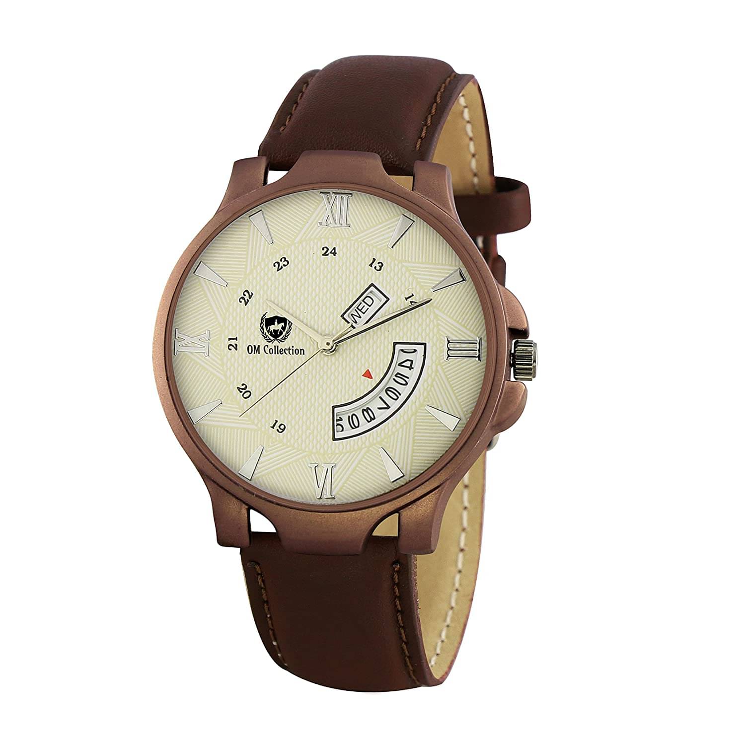     			Om Collection SKT009 Leather Analog Men's Watch