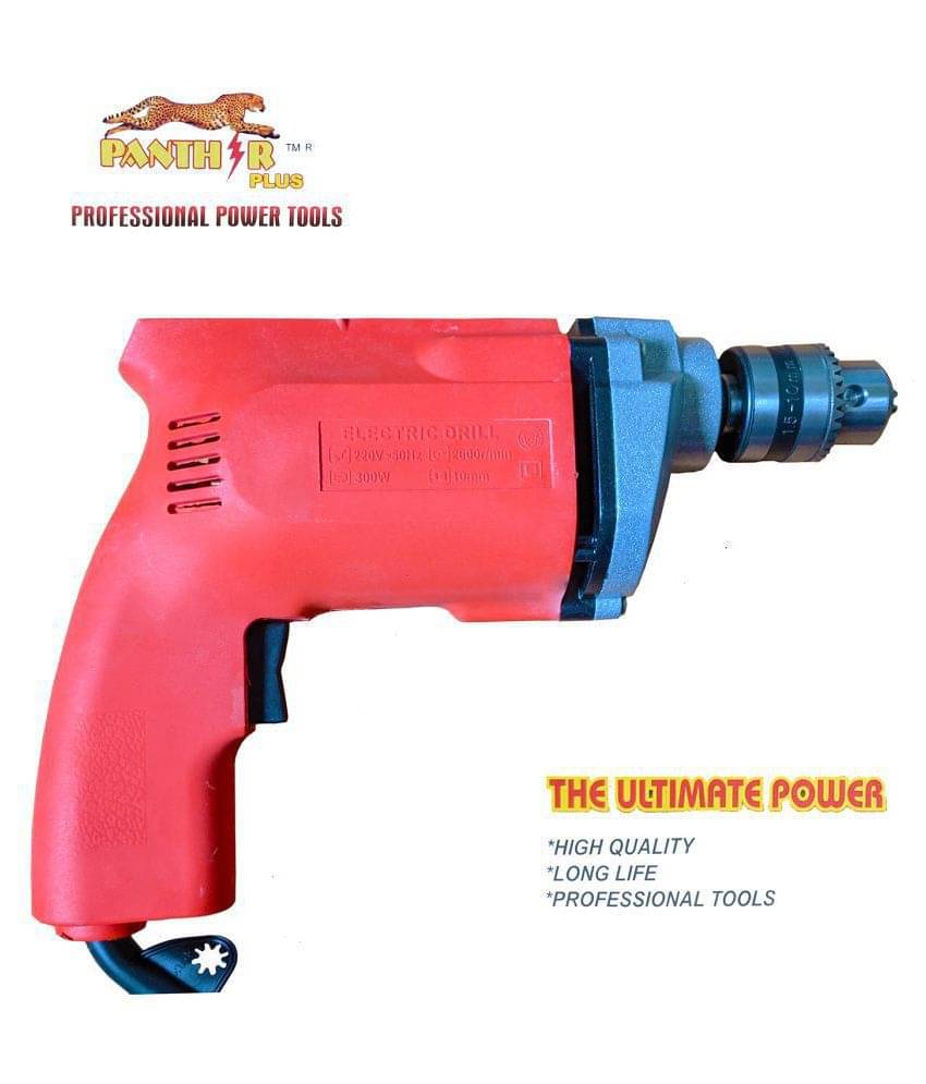 Panther Plus - P-110A 300W 10mm Corded Drill Machine Panther Plus - P-110A 300W 10mm Corded Drill Machine