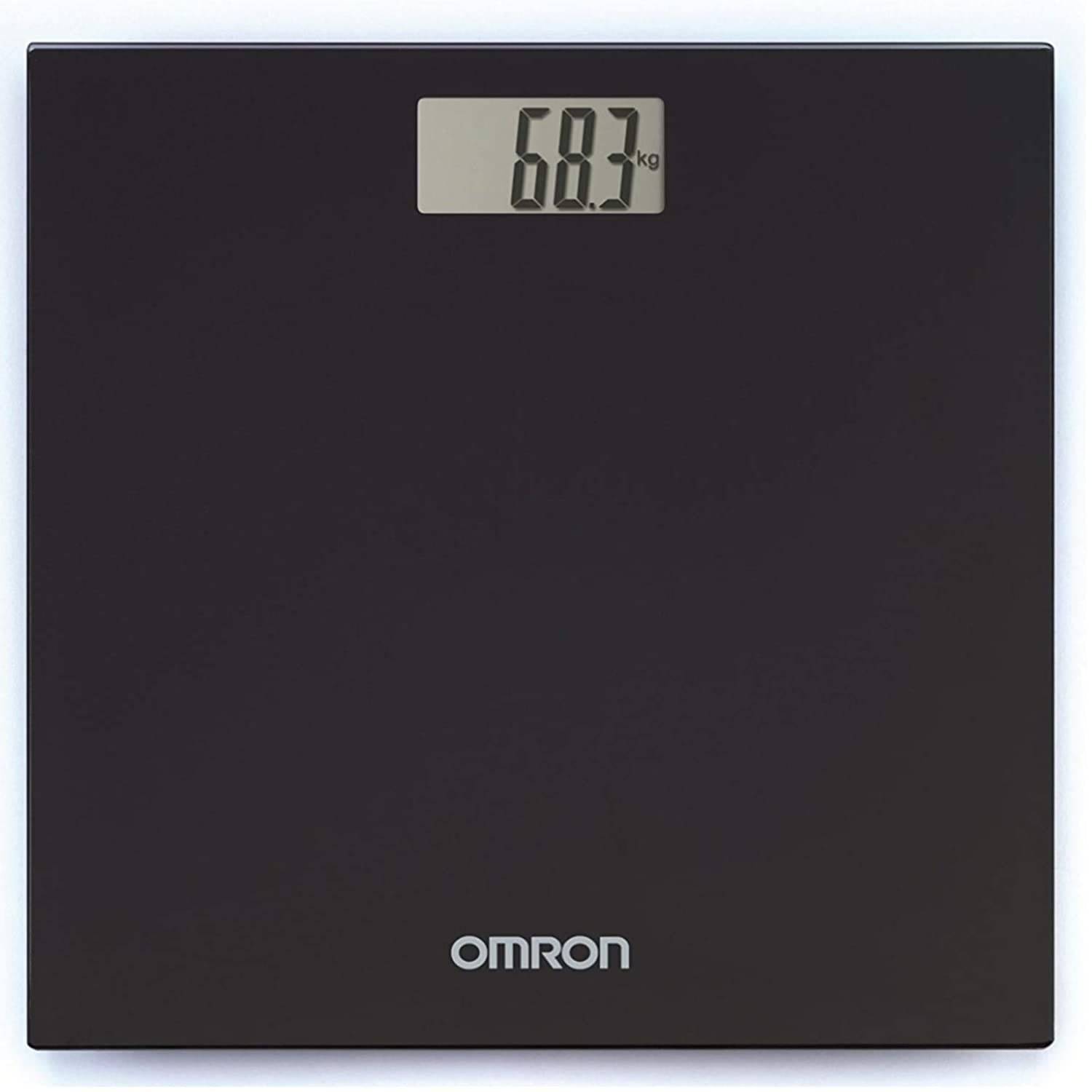 Omron HN 289 (Black) Automatic Personal Digital Weight Machine With Large LCD Display and 4 Sensor Technology For Accurate Weight Measurement Omron HN 289 (Black) Automatic Personal Digital Weight Machine With Large LCD Display and 4 Sensor Technology For Accurate Weight Measurement